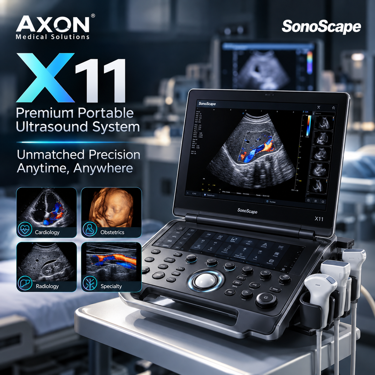 Portable Ultrasound System x11 Sonoscape