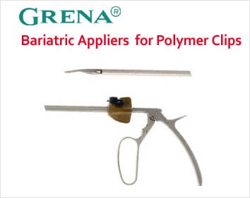 Bariatric Appliers for Polymer ligating Clips