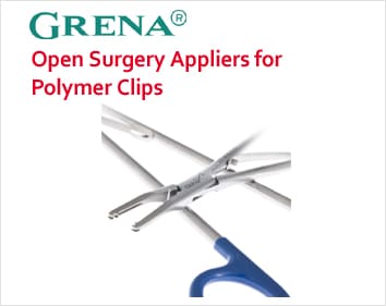 Open Surgery Appliers for Polymer Ligating Clips