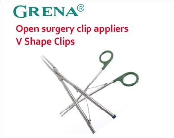 Open Surgery Appliers for V Shape Clips