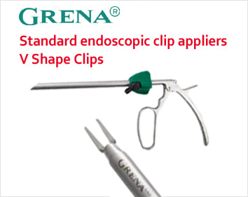 Standard Endoscopic Appliers for V Shape Clips